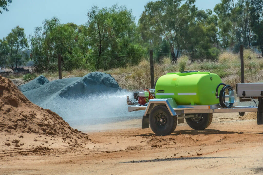 Genuine TTI 1200L FirePatrol15™ Fire Fighting Trailer With Pump and Hose Reel On Farm - Image 4