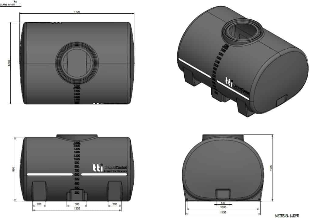 2000L DieselCadet™ Free-Standing Diesel Tank With 12 -Volt diesel Pump. - Image 8