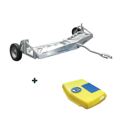 C-Dax 2.3mtr Eliminator Trailed Weed Wipers COMBO including pump and 50L tank - Image 5